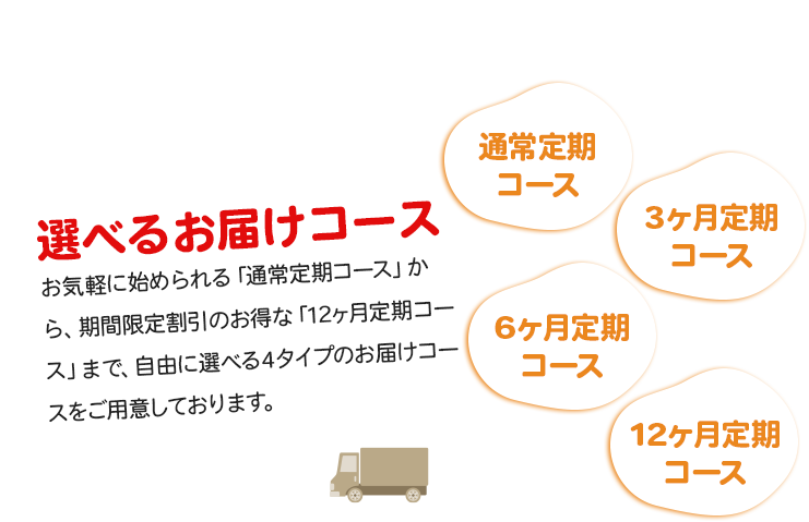 選べるお届けコース